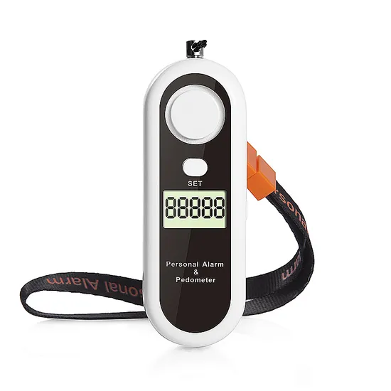 Meinoe Outdoor Sport Portátil Mini LED Pedômetro Chaveiro Alarme